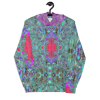 cyber psychedelia hoodie (pink hood)