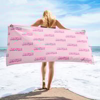 Image 1 of MAGA Barbie Pattern  - Towel from PatriotsCo.com