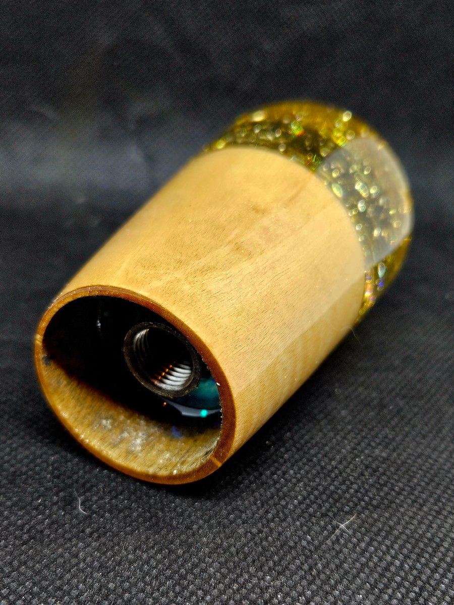 Image of Gold Flake Prism Knob