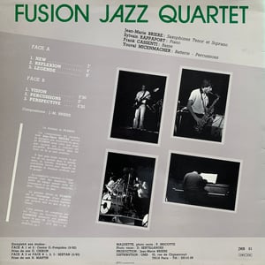 Fusion Jazz Quartet – New (	J.M.B. – J.M.B. 001 - France - 1984)