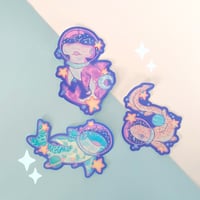 Image 1 of Space shark stickers