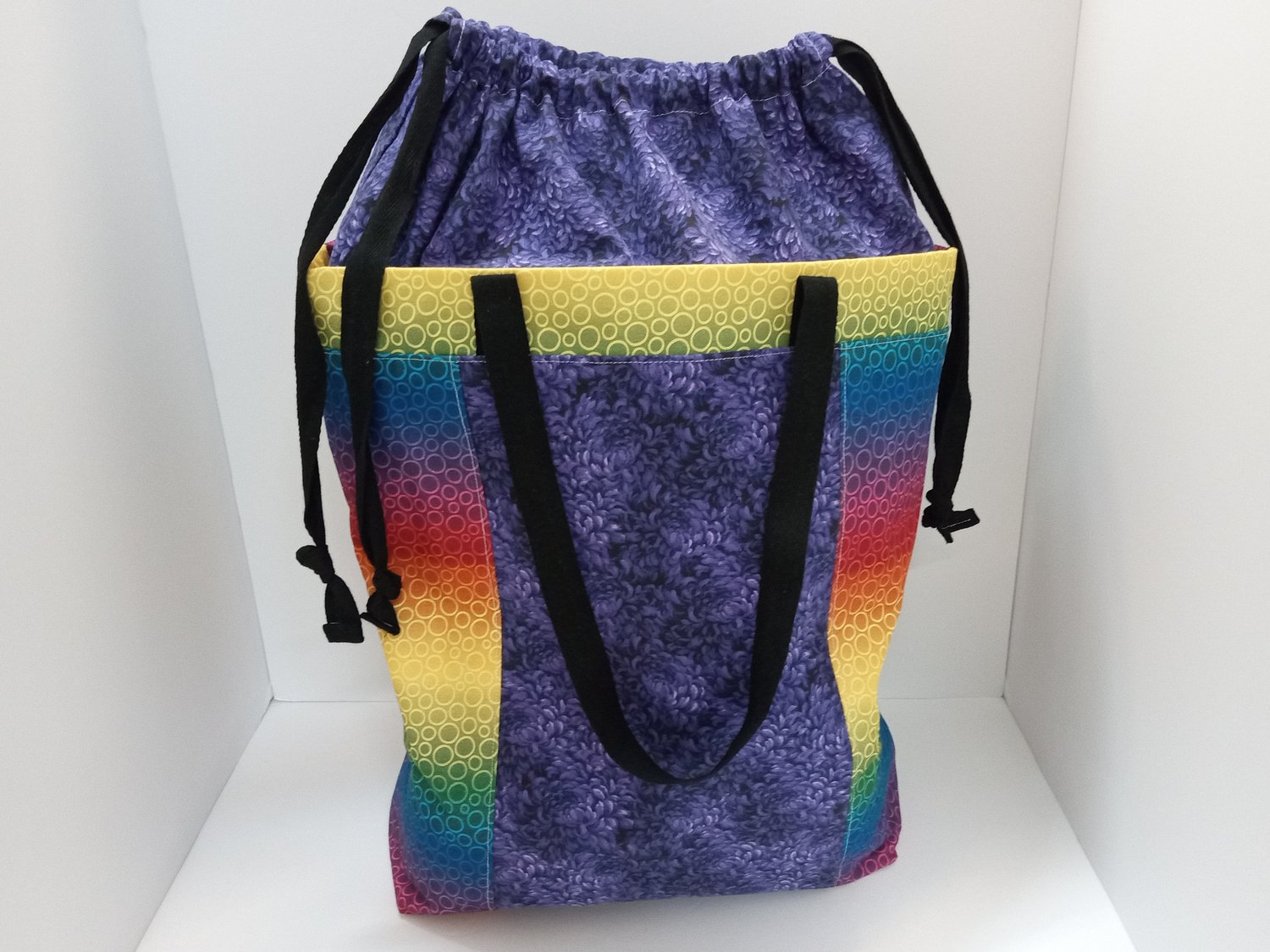 Image of Clearance sale Large Project Bag Tote With Drawstring Closure