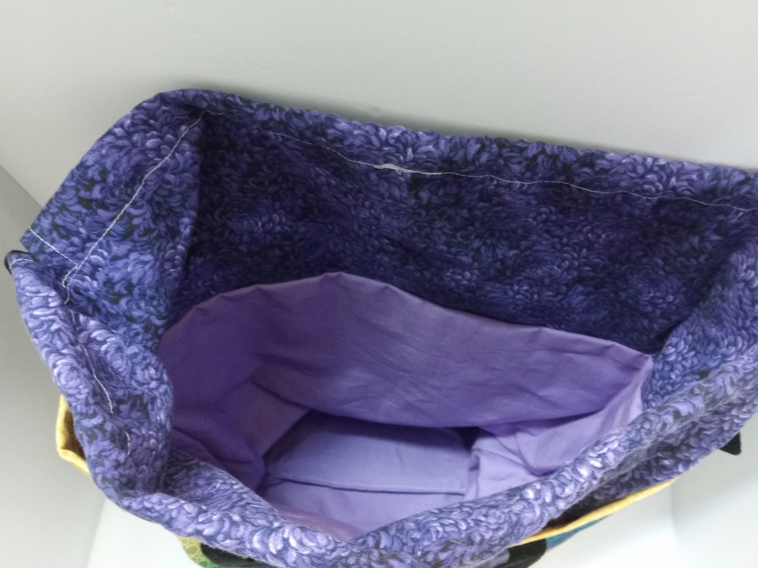 Image of Clearance sale Large Project Bag Tote With Drawstring Closure