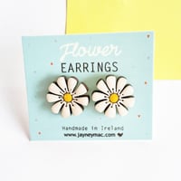 Image 1 of Flower Stud Earrrings