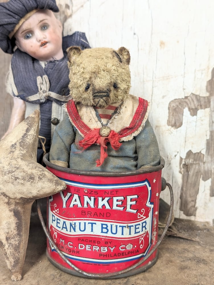 Image of 7" - Vintage Antique style SAILOR Teddy Bear in Sailor Outfit  by whendi's bears.