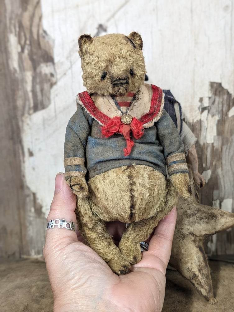 Image of 7" - Vintage Antique style SAILOR Teddy Bear in Sailor Outfit  by whendi's bears.