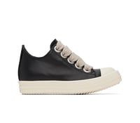 Image 1 of RICK OWENS RAMONE JUMBO LOW ‘BLACK/MILK’ FW24