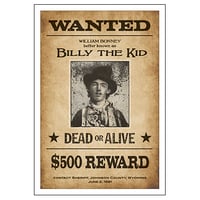 Image 1 of WANTED Billy the Kid - P0064