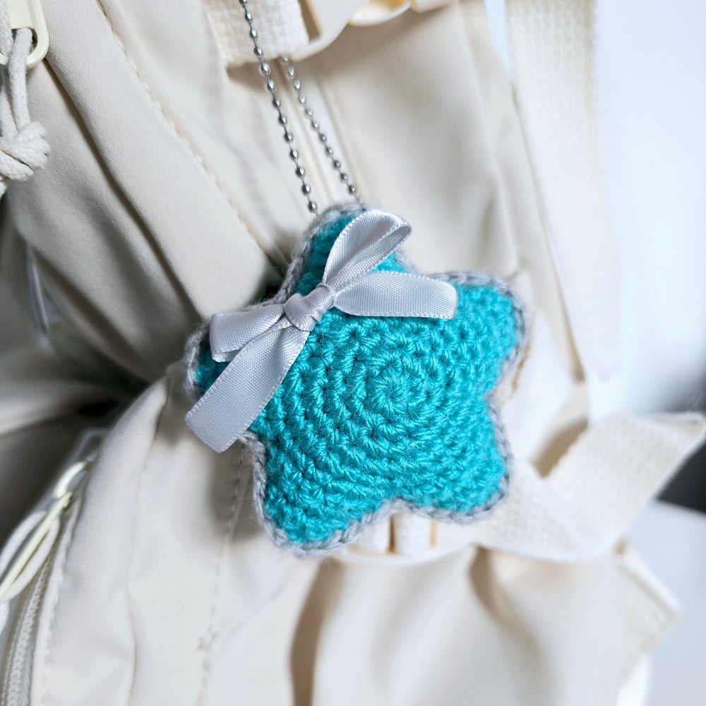 Image of Crocheted Star Bag Hanger (P1Harmony inspired)