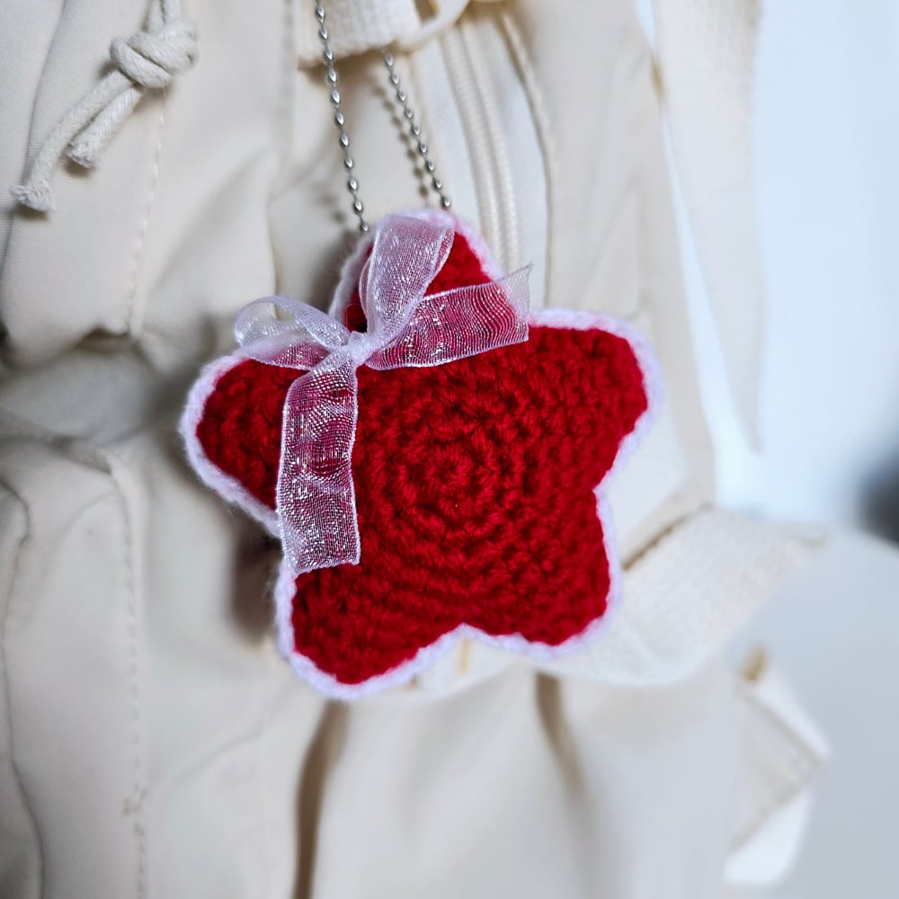 Image of Crocheted Star Bag Hanger (Ikon inspired)
