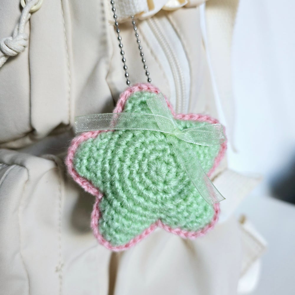Image of Crocheted Star Bag Hanger (Want So Bad inspired)