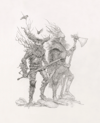 Forest Knights A3 Print