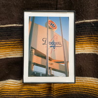 Dodgers Sign Framed Print