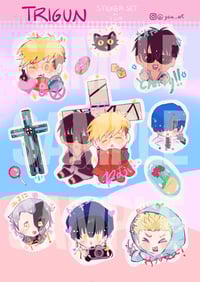 Image 3 of Trigun Sticker Sheet