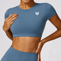 Image 2 of Ocean Backless Crop Top 