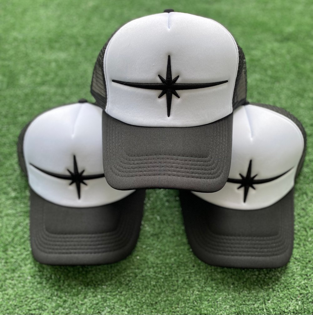 Image of TFG Blck/Whte Star Trucker 