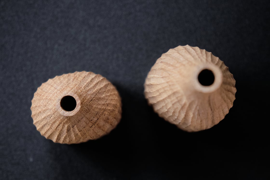 Image of 2x Small Oak Bud Vases - CBV001
