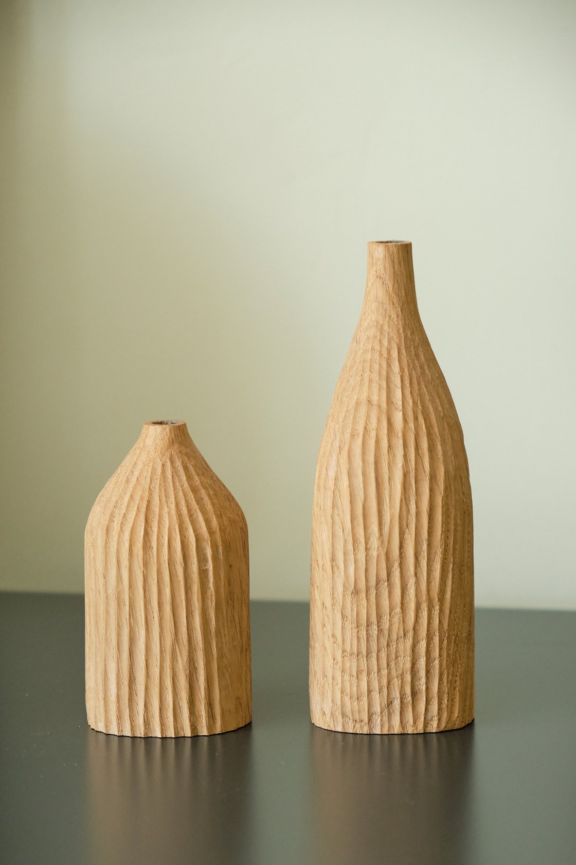 Image of 2x Small Oak Bud Vases - CBV001