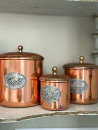 Image 2 of Ensemble de 4 pots gigognes - milieu XXe