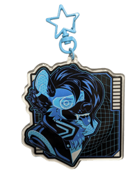 Image 2 of CyberYeen 3" Acrylic Keychain