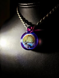 Image 3 of Bonsai tree pendant backed with royal jelly. 