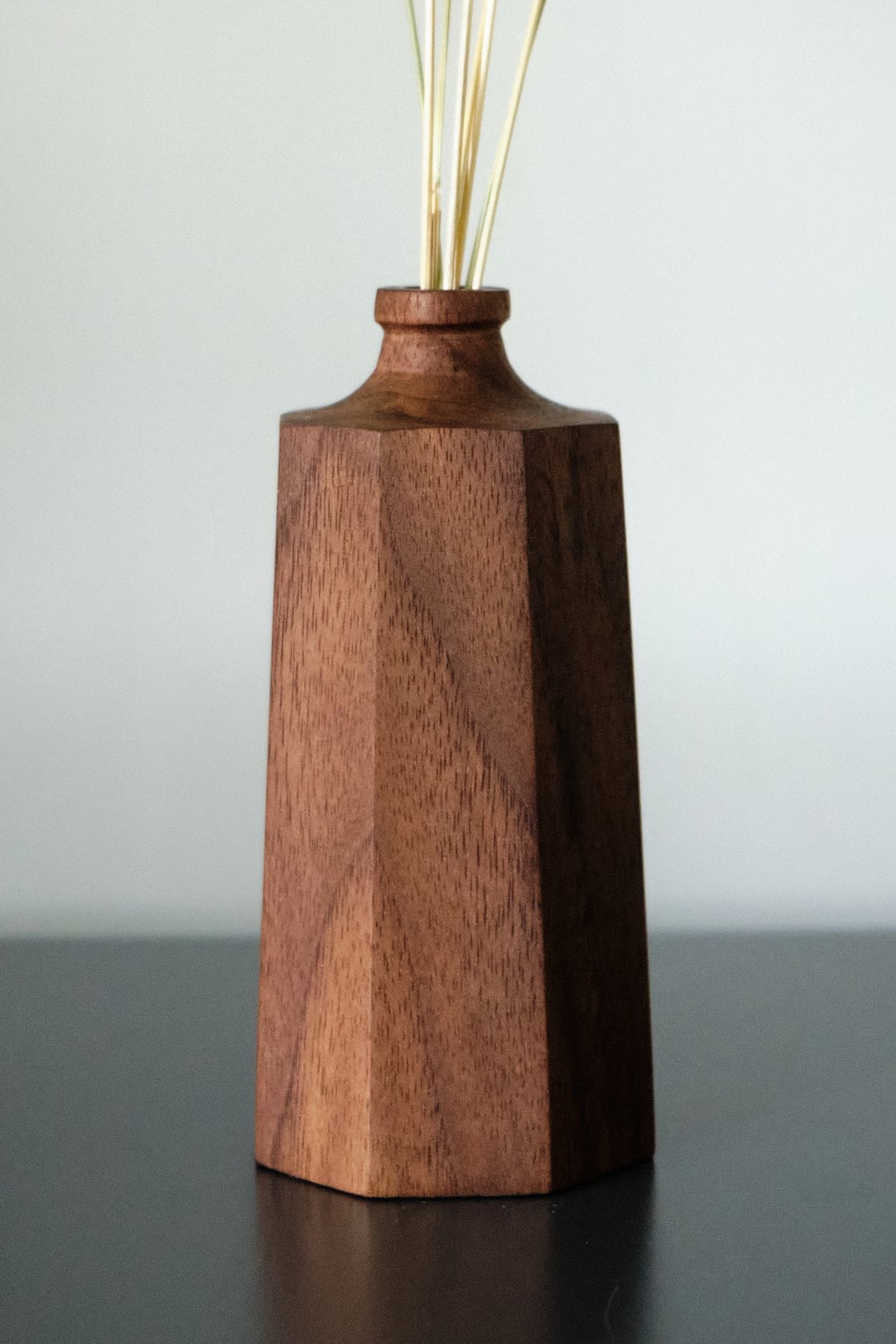 Image of Small Walnut Bud Vase - HBV001