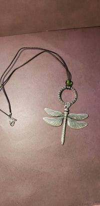 Image 1 of Green Floral Dragonfly