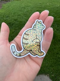 Image 5 of Cat Pooper Sticker Pack (Small) - 🌈 Glitter