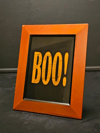 Image 1 of 🕸BOO! Orange Preserved spider web frame A