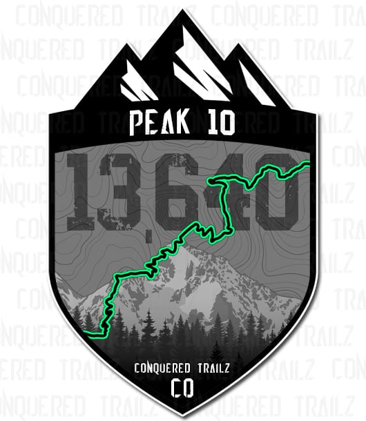 Image of Peak 10 Trail Badge