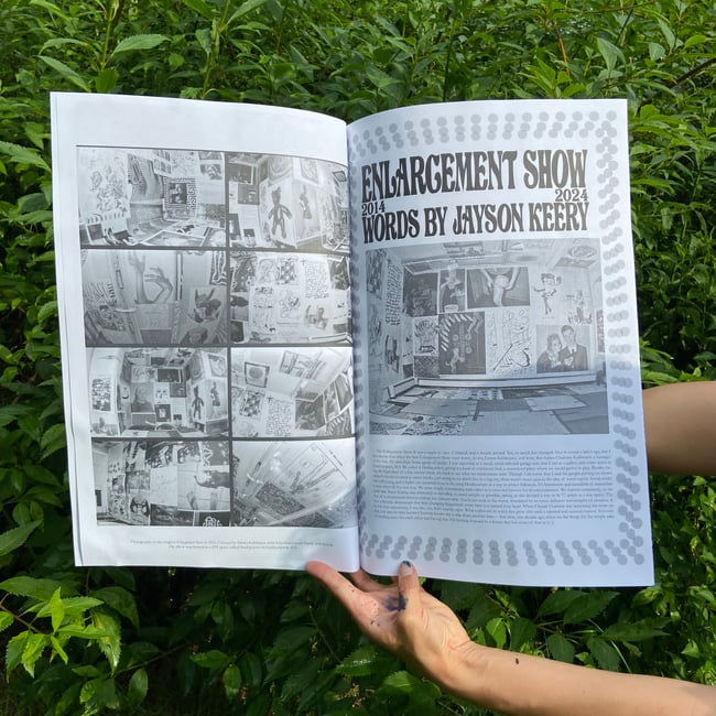 Enlargement Show 2 zine 