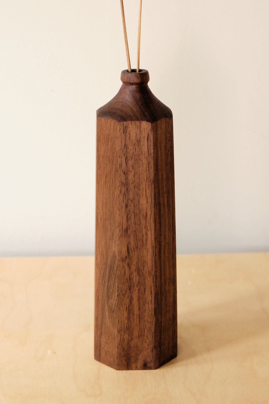 Image of Walnut Bud Vase - HBV004
