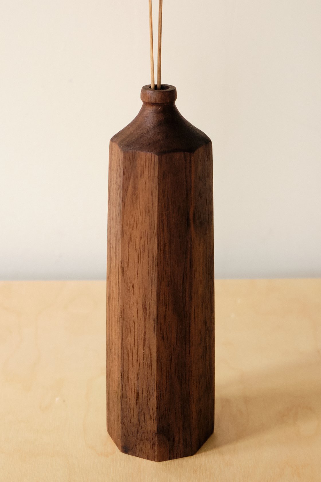 Image of Walnut Bud Vase - HBV004