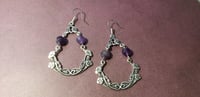Amethyst Poppy Earrings