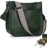 Image 3 of Leather hobo shoulder handbags 