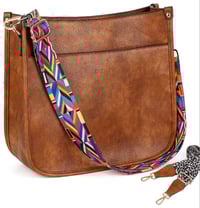 Image 2 of Leather hobo shoulder handbags 