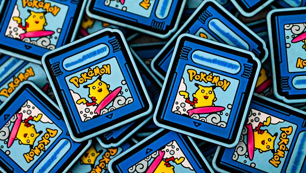 Image of POKEMON GB SURFING PIKA PATCH SET