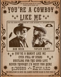 Cowboy Like Me Print