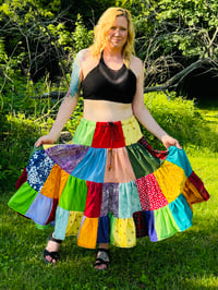 Image 1 of THE DAISY JANE PATCHWORK SKIRT 1/1 ☀️❤️🍃