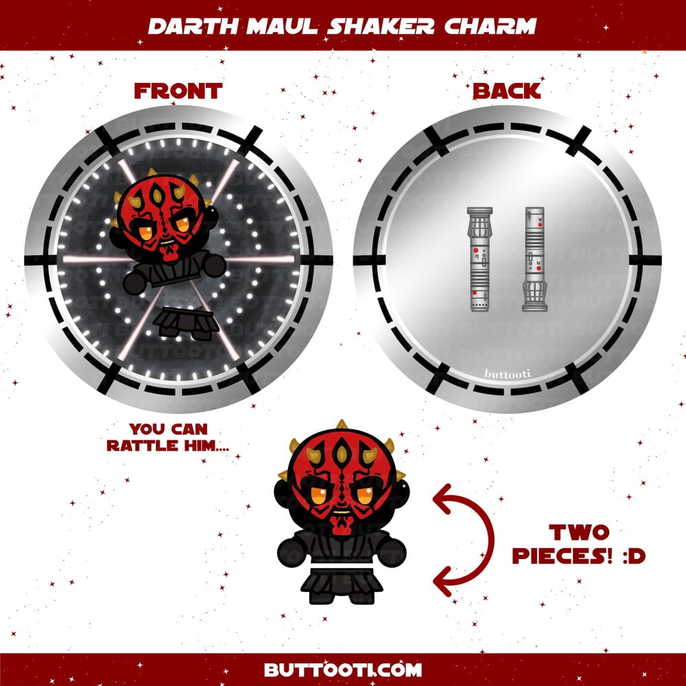 ☆ Darth Maul Shaker Charm ☆