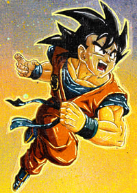 Image 1 of Goku print set