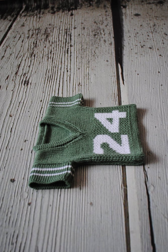 Image of *NEW* Bold Numbers Knit Football Sport's Jersey