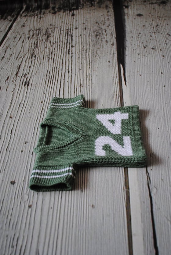 Image of *NEW* Bold Numbers Knit Football Sport's Jersey