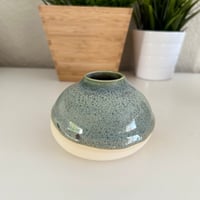 Image 4 of Blue Green Orb Vase