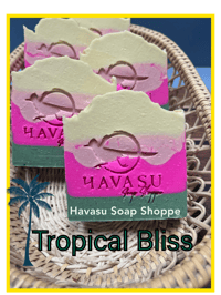 Tropical  Bliss - Triple Butter Soap