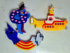 **PRE-SALE** Blue Meanie and Dreadful Flying Glove brooches