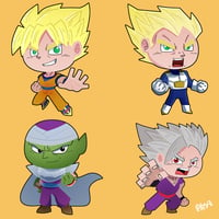 Image 1 of STICKERS- DRAGON BALL