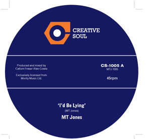 Image of MT Jones - I'd Be Lying / In My Arms - MNDA Special Release - In Stock Now!