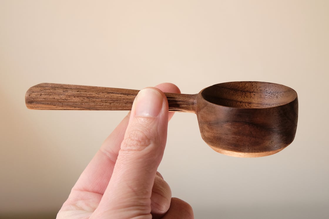 Image of Walnut Coffee Scoop - SC008