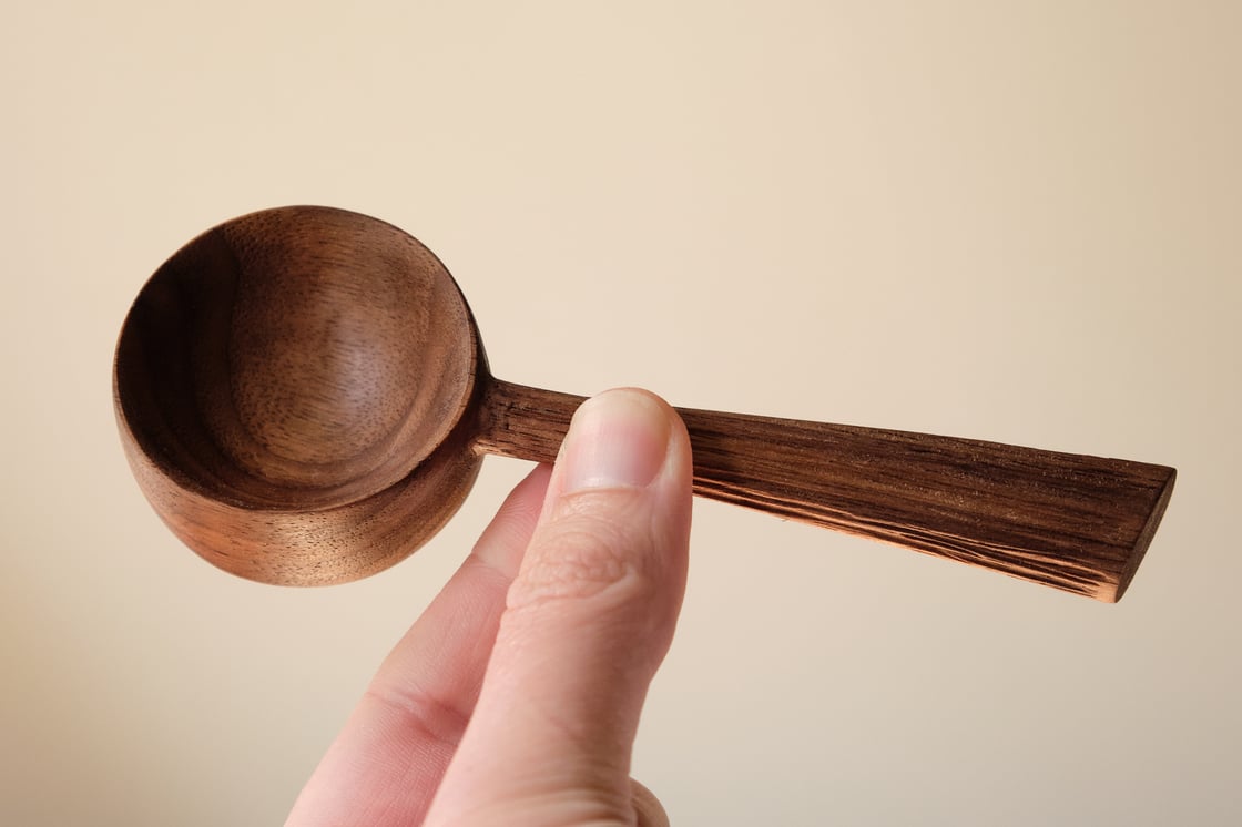 Image of Walnut Coffee Scoop - SC008